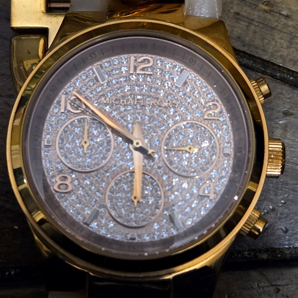 Michael Kors Gold Chronograph Watch